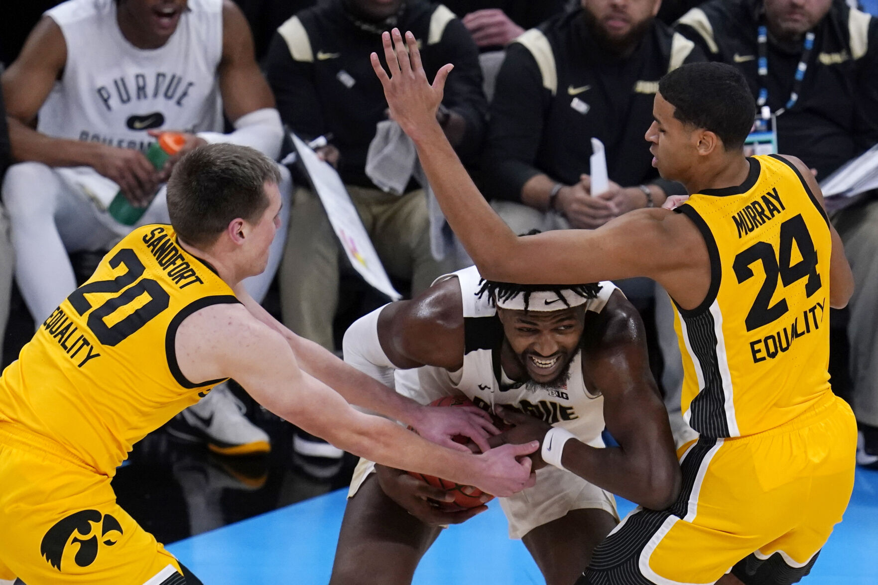APTOPIX B10 Iowa Purdue Basketball